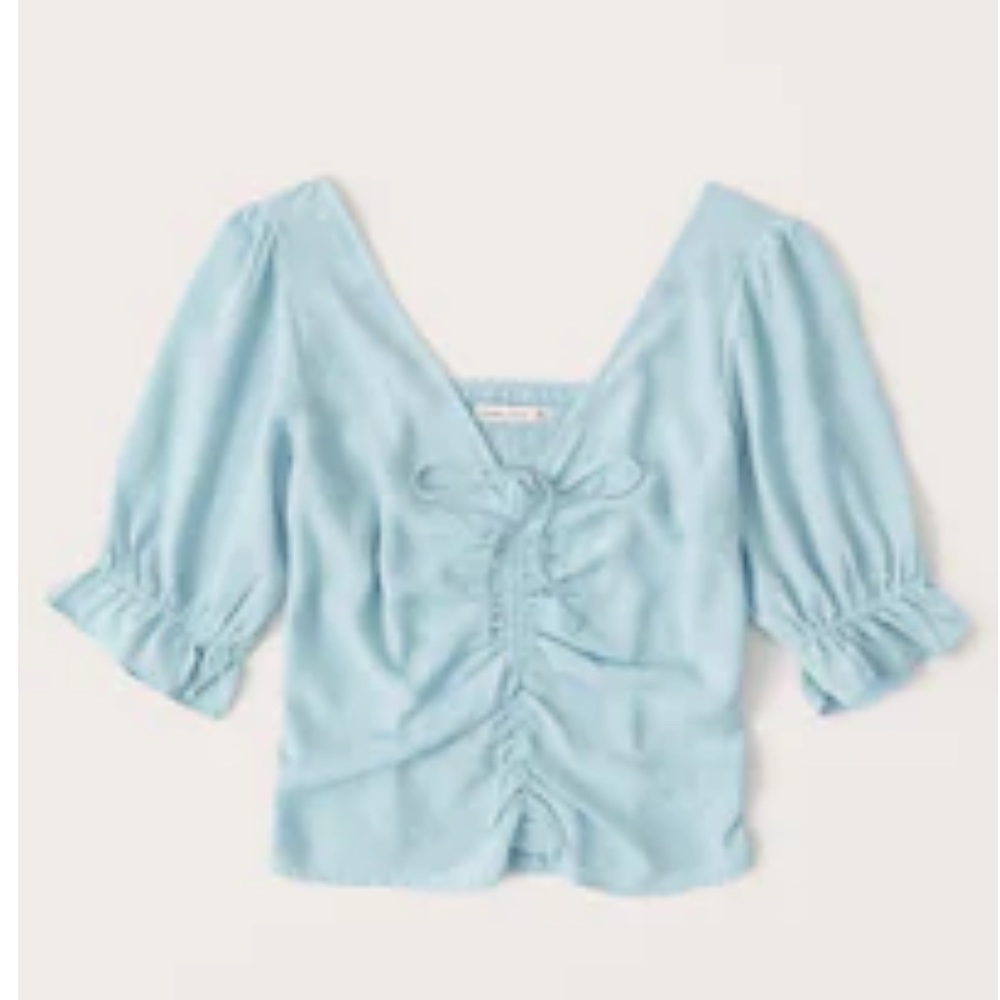 Abercrombie & Fitch blue blouse
